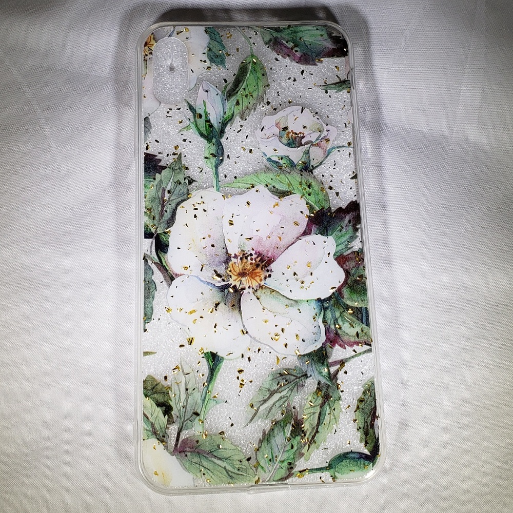 New iPhone X/XS/XR/XS Max Lily Flower Clear Case